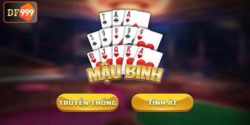 Game bài Mậu Binh là một trò chơi chủ yếu dựa vào yếu tố may mắn